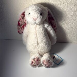 NWT Jellycat Blossom Cream Bunny ‘Berry’